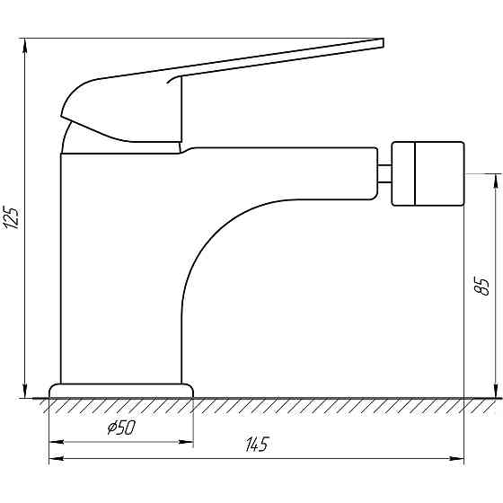 Змішувач для біде Globus Lux Koln GLK-0106 Тернополь