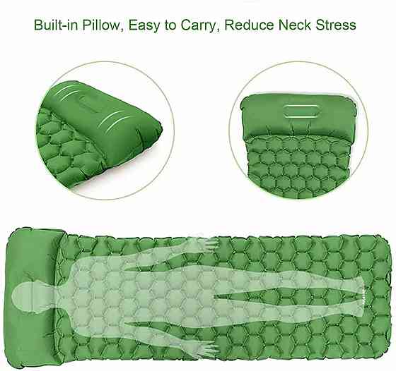 Надувний туристичний килимок-матрац 190x60x5 см WMC-TRI-017 Одесса