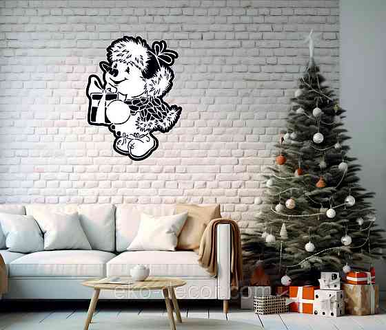 Декоративне настінне Панно «Сніговик», Декор на стену Київ