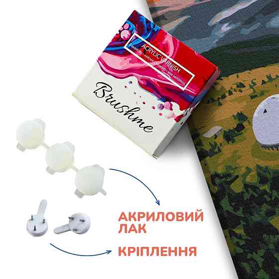Защитный лак, крепление на стену Киев