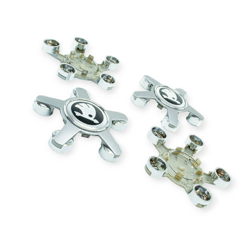 Ковпачок заглушка диска Шкода 57/135мм (к-т 4шт) з кільцем, під болти "зірка" - Мукачево - фото 1