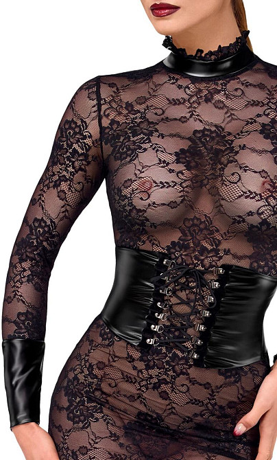 Платье Noir Handmade F375 Noirelle Lace Corset Midi dress M Sex Aura Киев - изображение 4