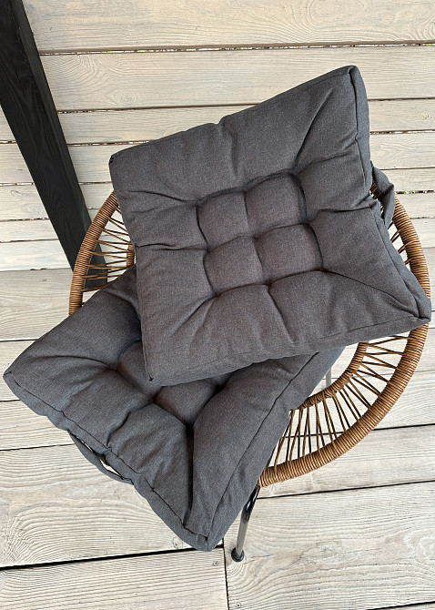 Подушка для стільців (50x50х8 см) Decorator Sawana колір сірий 84-129 Київ - фото 5