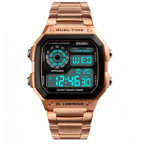 Мужские часы Skmei 1335 Ripple RoseGold Винница