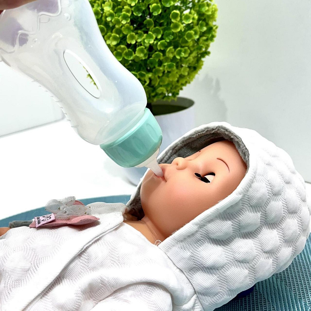 Пупс функціональний Чудо Малюк п'є з пляшечки ходить до туалету 30см (YL2430L-W-DM-UA) Чернігів - фото 4