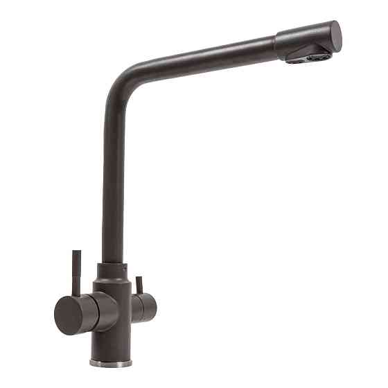 KT 8201 (8626) змішувач під фільтр VALESO ТЕМНА СКЕЛЯ Коломыя