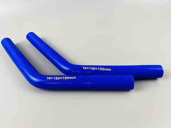 Патрубок силіконовий (150 мм х 150 мм) (135` — кут) (d=16 товщ = 4 мм) Мукачево