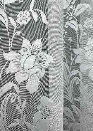 Тюль VR-Textil 1606т Жаккард Белый 300х270 см (42-0559) Киев