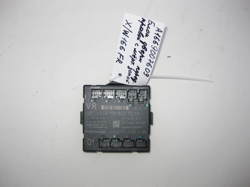 Mercedes-Benz  A1669007609 Блок керування передніх правих дверей ML GLE W166 GL GLS X166 CLA C117 A-Class W176 B-Class W246 Одеса - фото 1