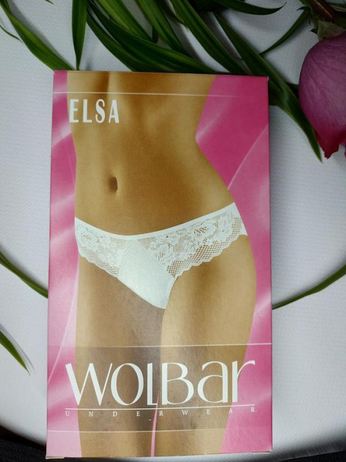 Найніжніші чорні з мереживом жіночі трусики wolbar elsa M Славута - фото 5