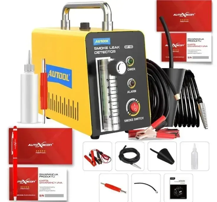 Генератор диму Autool SDT101 для перевірки герметичності авто систем, 12В, продуктивність 10 л/хв Київ - фото 5