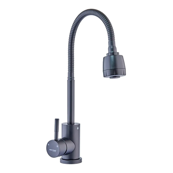 Смеситель для кухни Mixxus SOK-011 с рефлективным изливом (MI6016) Киев