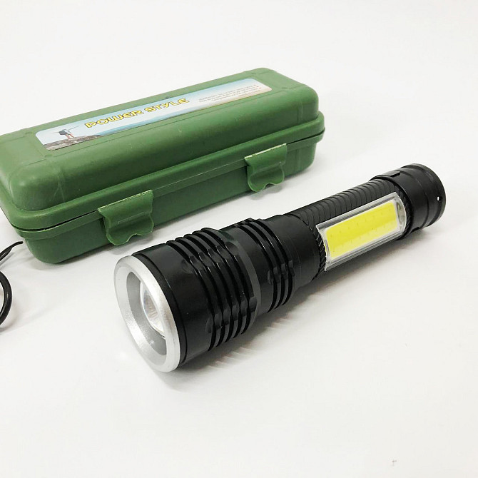 Поисковый фонарь ручной Police BL-T630S-XPE+COB, Хороший фонарь для охоты, Фонарик на UC-663 все случаи Київ - фото 5