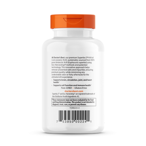 Олія криля для серцево-судинної системи Doctor's Best Real Krill 350 мг 60 капс Київ