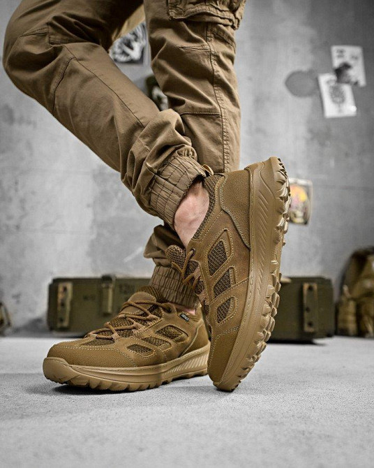 Літні тактичні кросівки PARTIOT кайот ДЛ6468 Одеса - фото 11