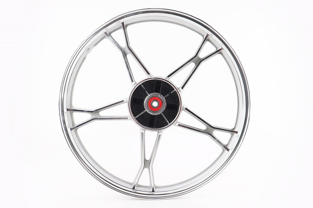 Диск задній литий 1,4-17" DELTA, сріблястий (вісь 12мм) Київ - фото 3