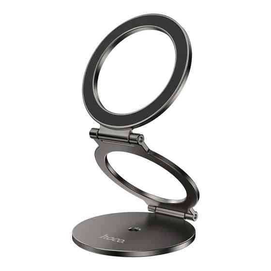 Автотримач для телефона HOCO H102 Whale magnetic ring holder(multi-scene) Metal Grey Одеса