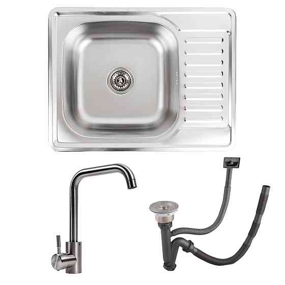 VALESO КОМПЛЕКТ мийка 6550 ДЕКОР 0,8/180 TM Valeso + змішувач NS02A Valeso Киев