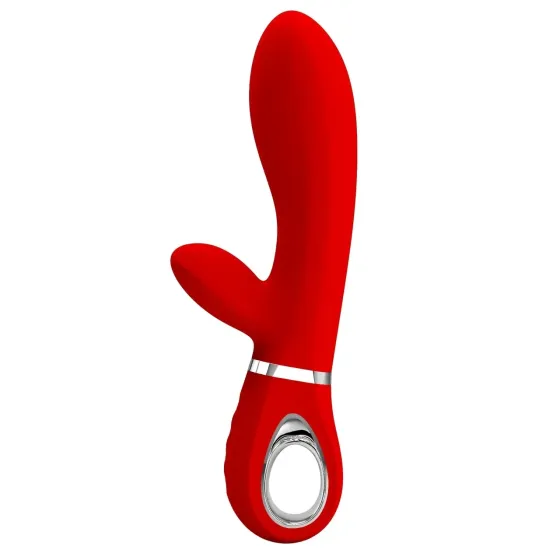 Вибратор с мягкой головкой и клиторальной стимуляцией Pretty Love - Thomas USB, BI-014621-2 Sex Aura Киев