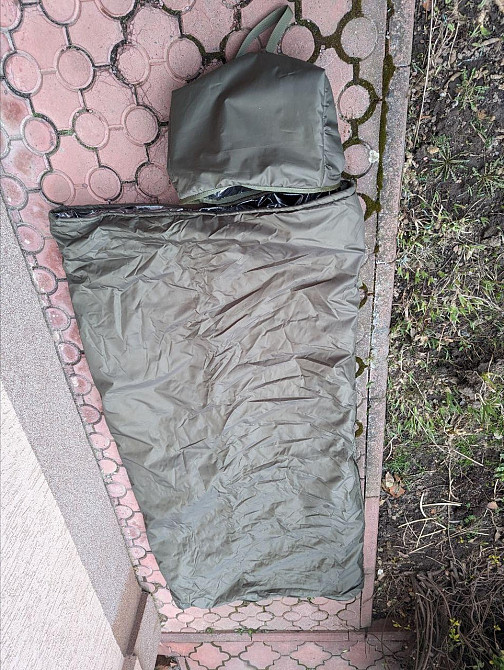 Демісезонний спальний мішок просторий Omni-Heat. Спальник ЗСУ. Військовий спальний мішок збільшень  Дніпро - фото 5