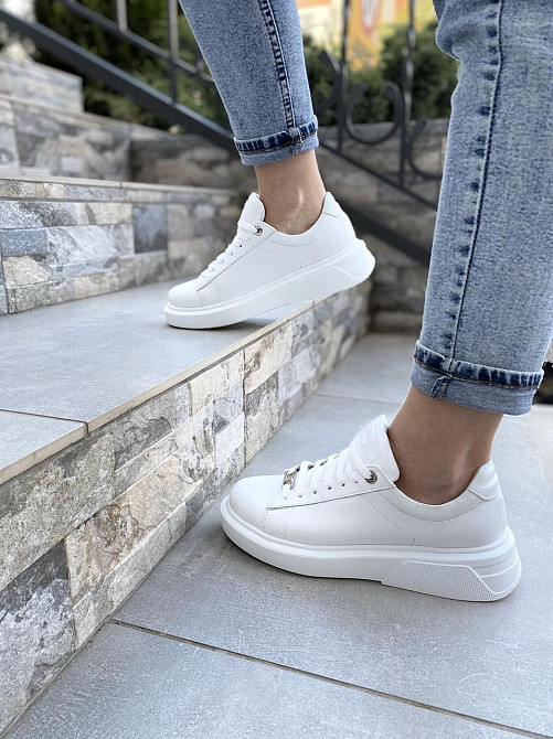 VLADEKS Кеди жіночі VLADEKS 1166 білі (весна-осінь, шкіра натуральна) (4413) Коломыя - изображение 7