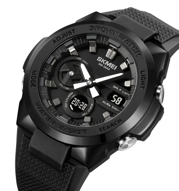 Годинник чоловічий наручний спортивний Skmei 2105 (Чорний) Вінниця - фото 2