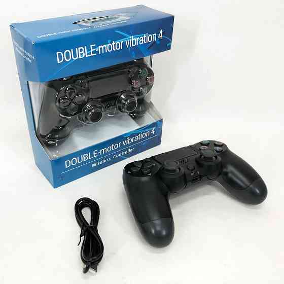 Джойстик DOUBLESHOCK для PS 4, игровой беспроводной геймпад PS4/PC аккумуляторный джойстик. Цвет: черный SY-16 Киев
