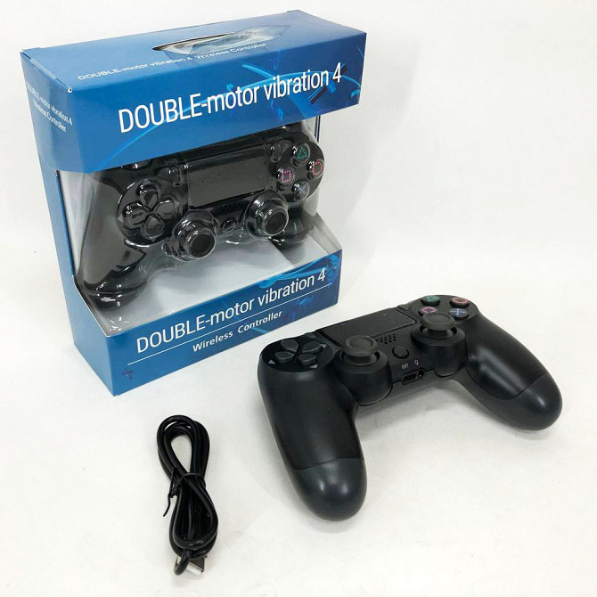 Джойстик DOUBLESHOCK для PS 4, игровой беспроводной геймпад PS4/PC аккумуляторный джойстик. Цвет: черный SY-16 Киев - изображение 3