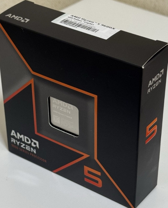 Ryzen 5 9600X box новый, упакованный. Киев - изображение 1