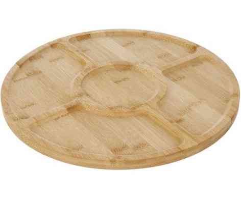 Бамбуковая доска вращающаяся для закусок и сервировки 33 см Ruhhy (24290) Нововолынск