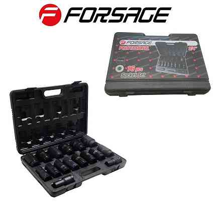 Набір головок ударних глибоких 3/4" 6гр 16пр.(17,19,21,22,24,27,30,32-36,38,41,46,50) в кейсі Одеса