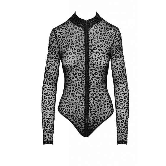 Сексуальне боді з леопардовим принтом M F287 Noir Handmade Sex Aura Київ