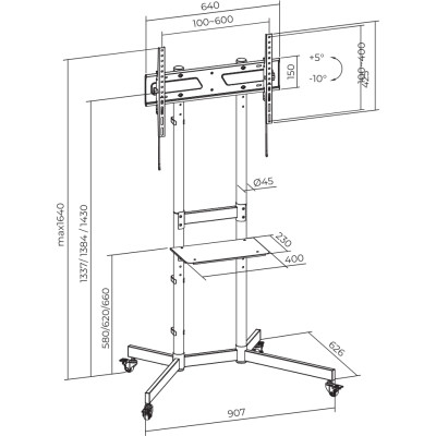 Стійка презентаційна ITech T1043TE Вінниця - фото 9