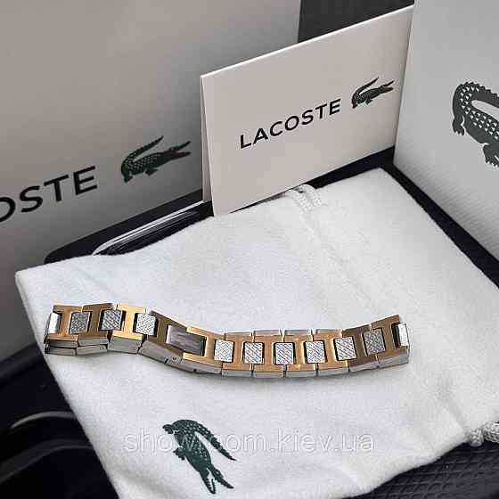 Мужской стильный браслет на руку Lacoste, Лакоста (40191) Киев