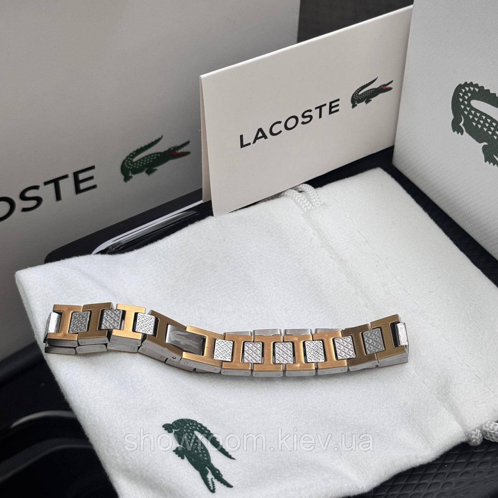 Мужской стильный браслет на руку Lacoste, Лакоста (40191) Киев - изображение 1