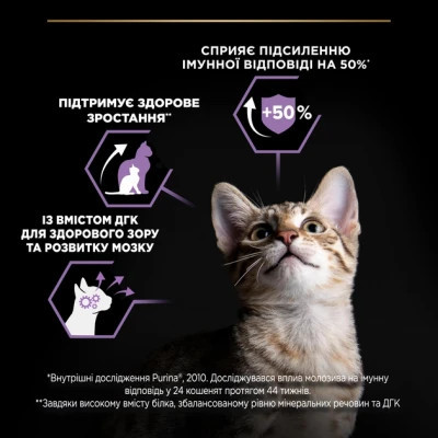Сухий корм для кішок Purina Pro Plan Original Kitten з куркою 400 г (7613036545099) Вінниця - фото 5