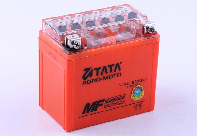 Аккумулятор YTX5L-BS OUTDO гелевый 5АH 114*70*106mm оранжевый Мукачево - изображение 4