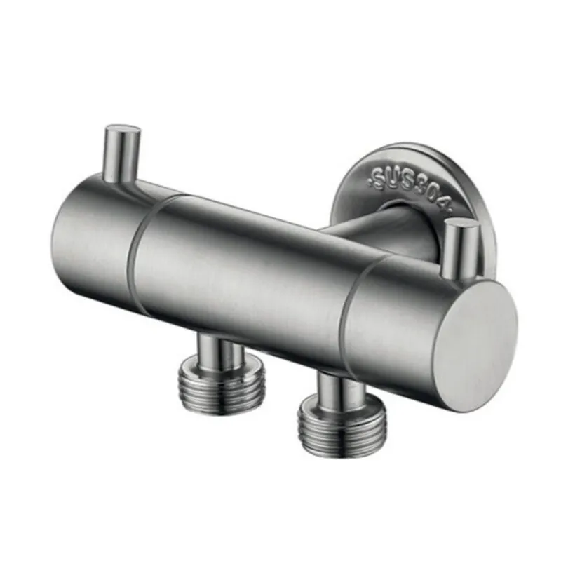 Кран для подключения сантехприборов Zerix VAL-13-1/2x1/2x1/2 с нерж. стали SUS304 (ZX5971) Киев - изображение 1