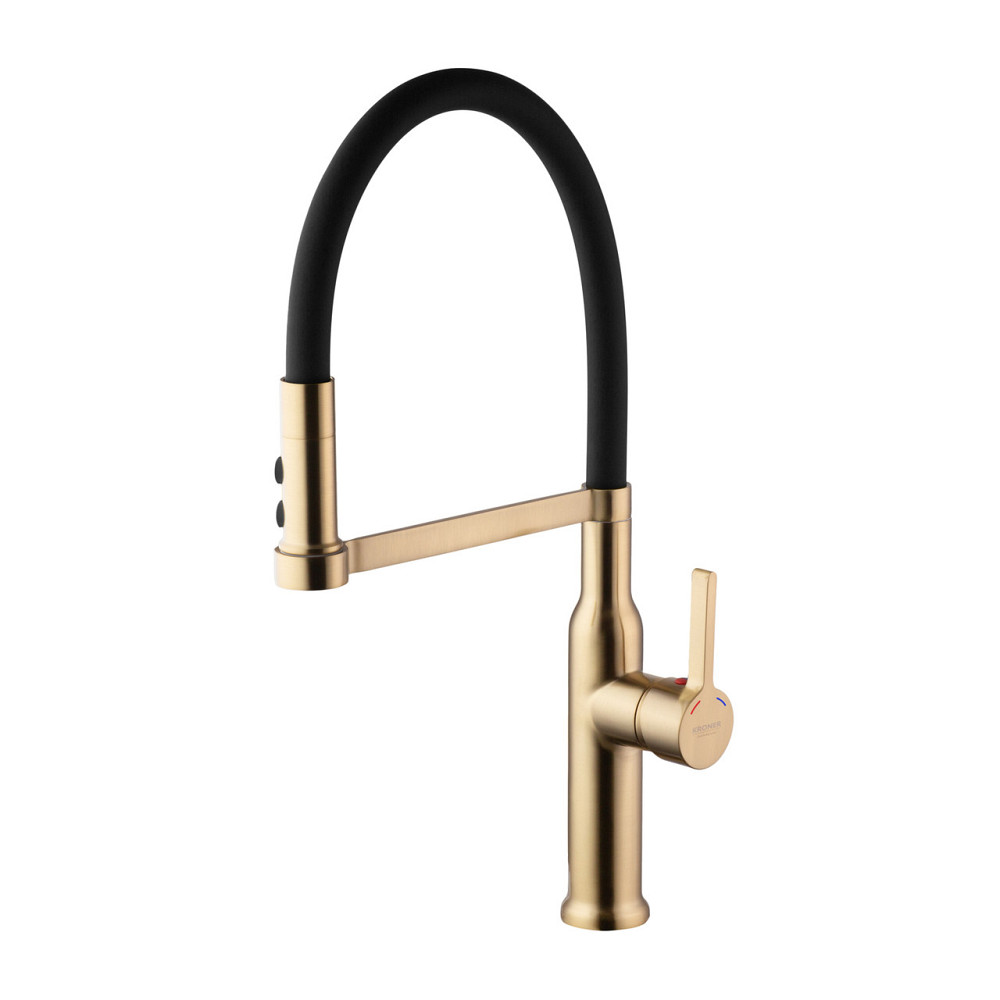 Смеситель для кухни Kroner KRP Ersel - GBG03112BLK Киев - изображение 4