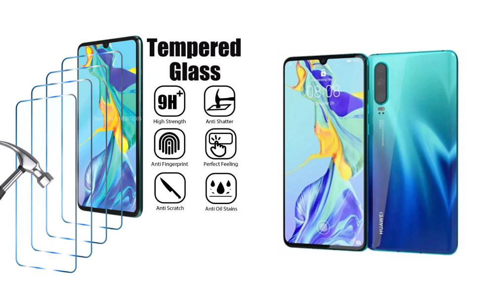 Защитное стекло ArmorGlass для Huawei P30 – устойчивое к царапинам и ударам Киев - изображение 1