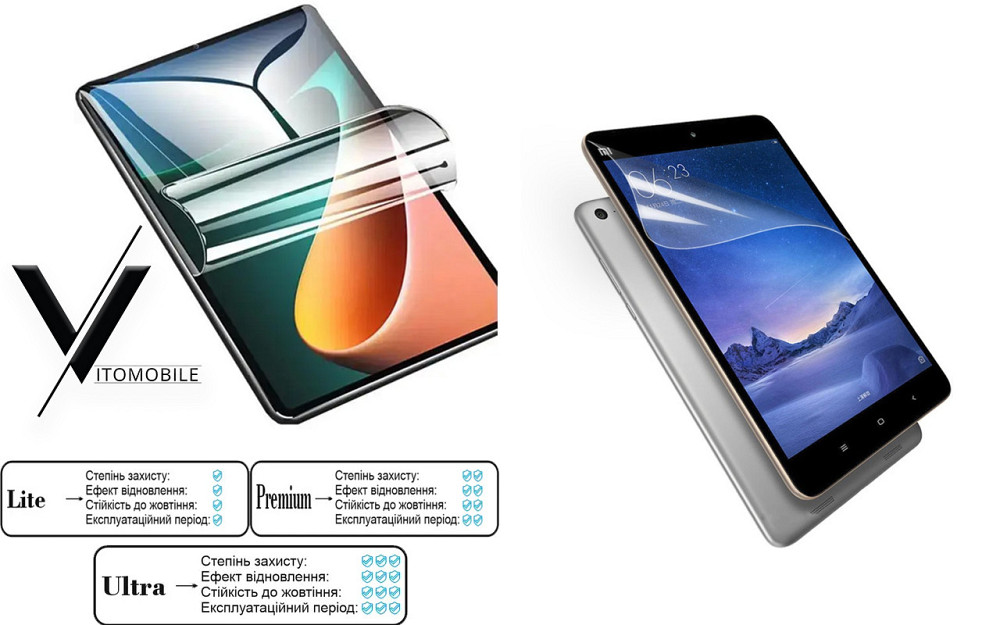 Полиуретановая пленка HyperClear Guard для Xiaomi Mi Pad 2, Mi Pad 3 Киев - изображение 1