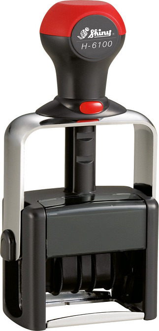 Датер металевий з вільним полем 24х41мм Київ - фото 1