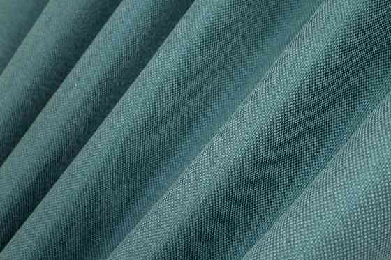 Комплект готових штор VR-Textil Льон-блекаут Льон Мішковина № 511ш Бірюзовий 180х270см 2 шт (39-992) Київ