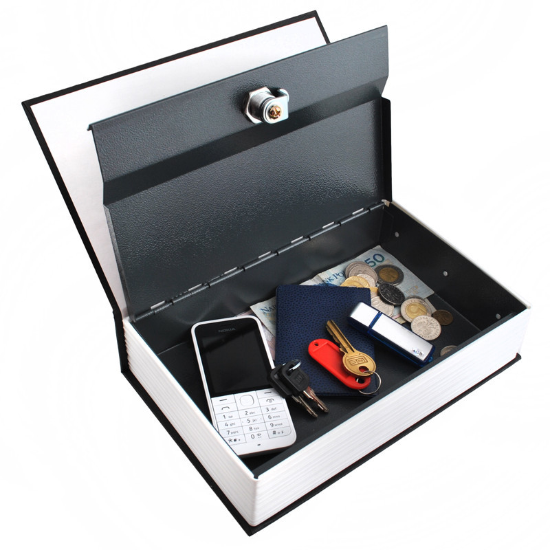 Металлический Сейф в виде книги с 2 ключами 24х15.5 см Malatec (1212) Нововолынск - изображение 5