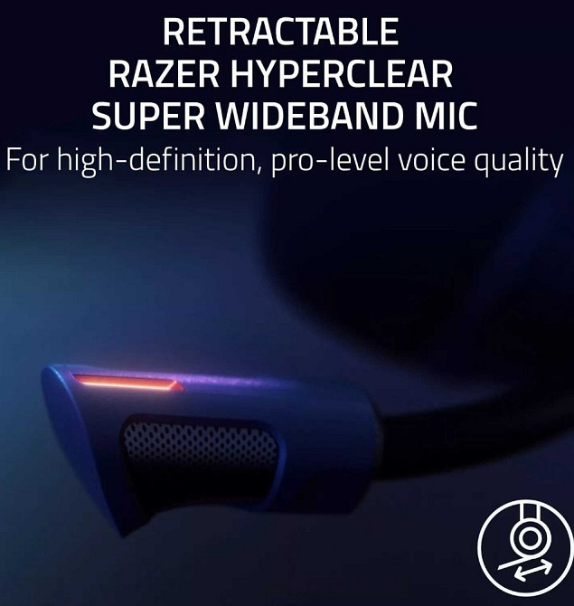 Навушники Razer Kraken V4 Pro Wireless (ігрові, бeздротові) Київ - фото 3