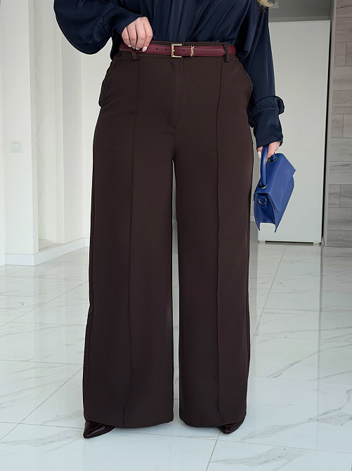 Широкие брюки палаццо 