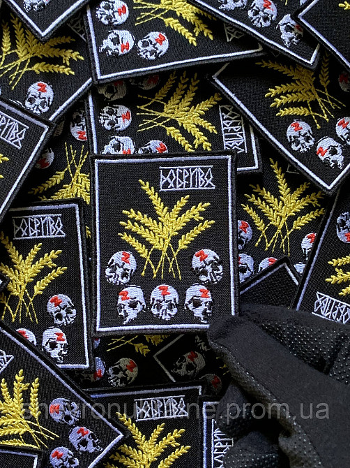 Шеврон ДОБРИВО (Форма прямокутна. На липучці) Розмір 8x6.5см Київ - фото 5