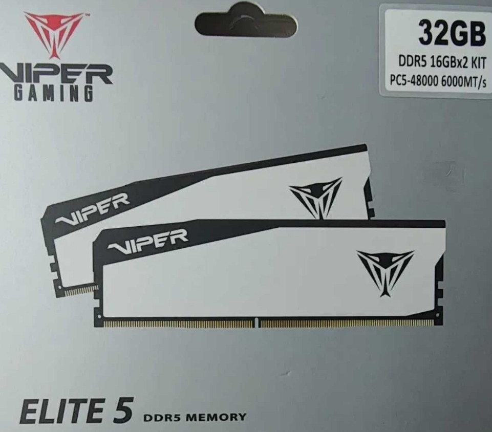 НОВА DDR5 32GB [2x16GB] 6000 CL30 Viper Elite 5 (VEB532G6030KW) Харьков - изображение 2