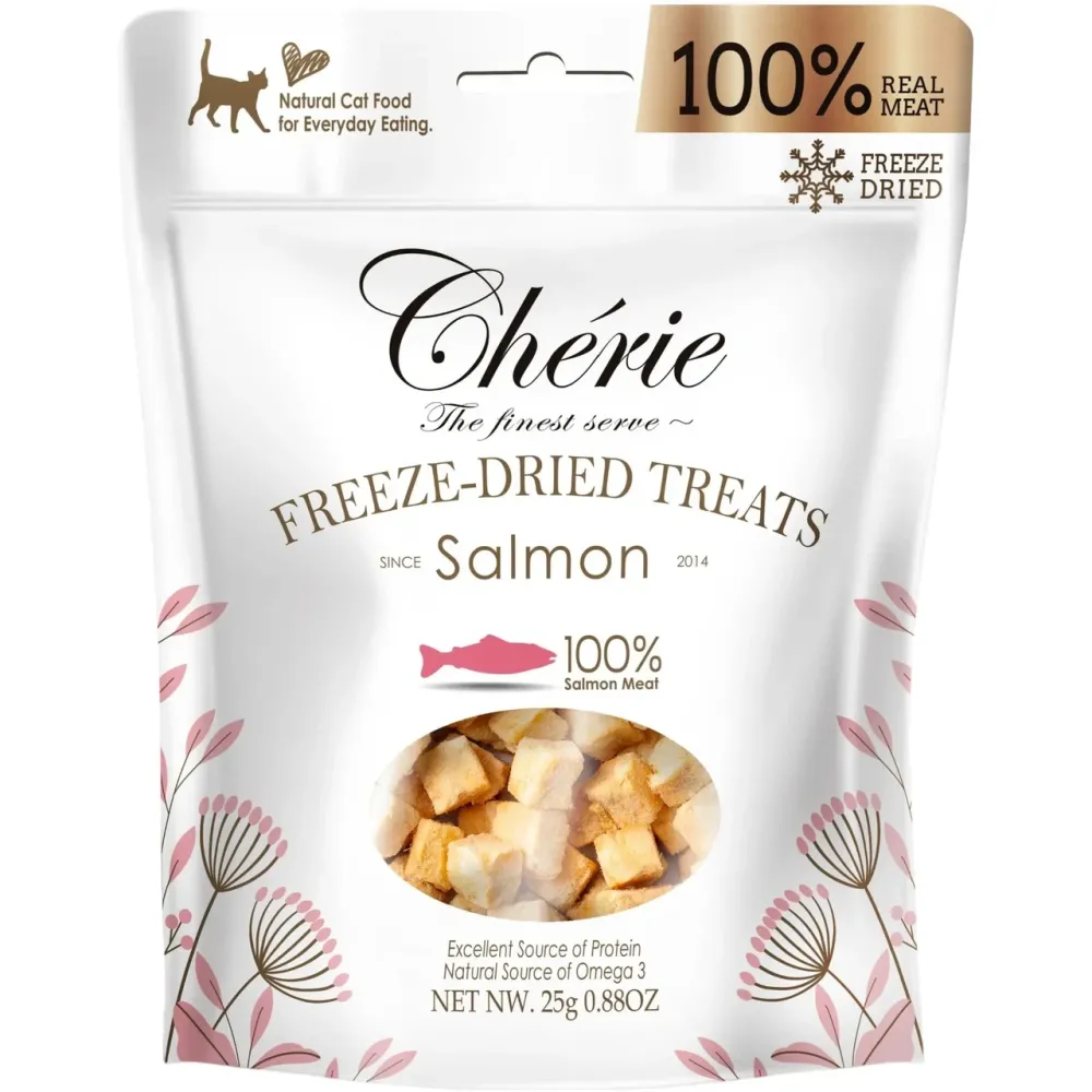 Натуральное лакомство Cherie Freeze Dried Treats Salmon для кошек с лососем 25 г Винница - изображение 1
