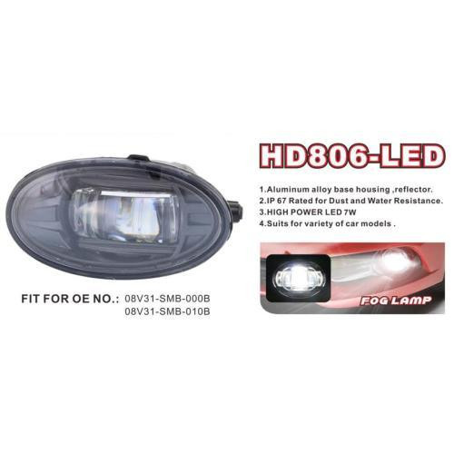 Дополнительные фары для Honda Cars 2008-2016, модель HD-806L, LED 12V 7W Харьков - изображение 1